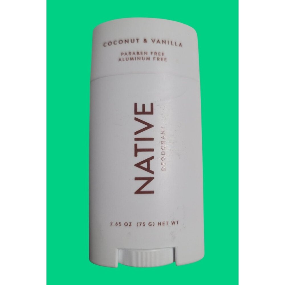 Native Coconut & Vanilla Deodorant 2.65 Oz Paraben & Aluminum Free